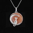 thumbnail image 1 of Collier pour Femmes Chat sur la Lune Pendentifs en Cristal Pendentifs Hardshell, 1 of 6