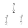 thumbnail image 3 of Riwesomey Gancho Ganchos de clip de acero inoxidable reutilizables con soporte de doble extremo Pernos de gatillo de hebilla de resorte Piezas de Bombillas para automóviles 100 mm, 3 of 6