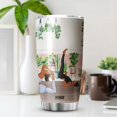 thumbnail image 4 of Yoga Tumbler 20oz Black Women Yogi Yoga Lover Gift Stainless Steel Coffee Mug Insulated Coffee Cups For Yoga Teachers African American Girls With Yoga Pose Plant Gardeners, 4 of 6
