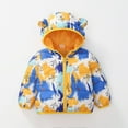 thumbnail image 2 of XQYLOS Toddler Baby Boys Girls Winter Puffer Jacket Cute Bear Ears Hooded Light Insulated Coat Outerwear Clothes 1-5 Years Warm Cozy, 2 of 9