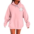 thumbnail image 3 of WZXFASHION Chandail à Col Imprimé pour la Journée de Compétition pour Femmes, Épaules Dénudées, Manches Longues, Chandail en Molleton, Rabais de 50 % Liquidation, Chandail à Enfiler, 3 of 9
