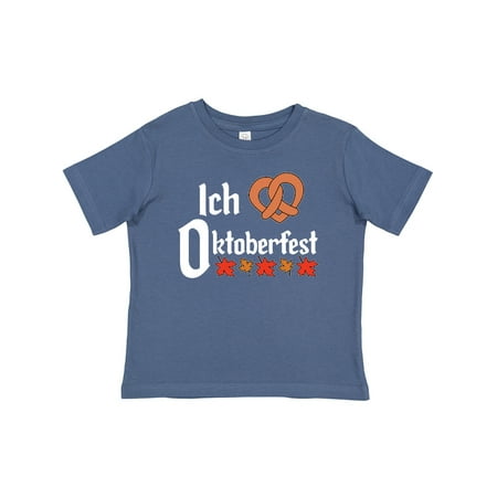 

Inktastic Ich Liebe - I Love Oktoberfest Pretzel Heart Gift Baby Boy or Baby Girl T-Shirt
