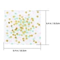 thumbnail image 2 of Hemoton 20pcs Stars and Dots Napkins Printed Tissue Dinner Paper Towel Party Supplies for Wedding Birthday (Golden Dots), 2 of 8