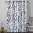 thumbnail image 2 of VCNY Home Kingdom Beige Branch Grommet Blackout Curtain, 40" x 95", 2 of 5