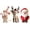 3PCS, variant on Christmas Needle Felting Ornaments, Cute Santa Claus Mice Collectible Statue Decoration, Christmas Handmade Wool Needle Felting Animal Crafts Gifts