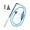 Blue, variant on Opvise Swimming Pool Vacuum Cleaner with 2 Nozzle Adapters Clear Siphon Hose Adjustable Valve Detachable Fish Tank Water Change Spa Hot Tub Cordless Manual Cleaner
