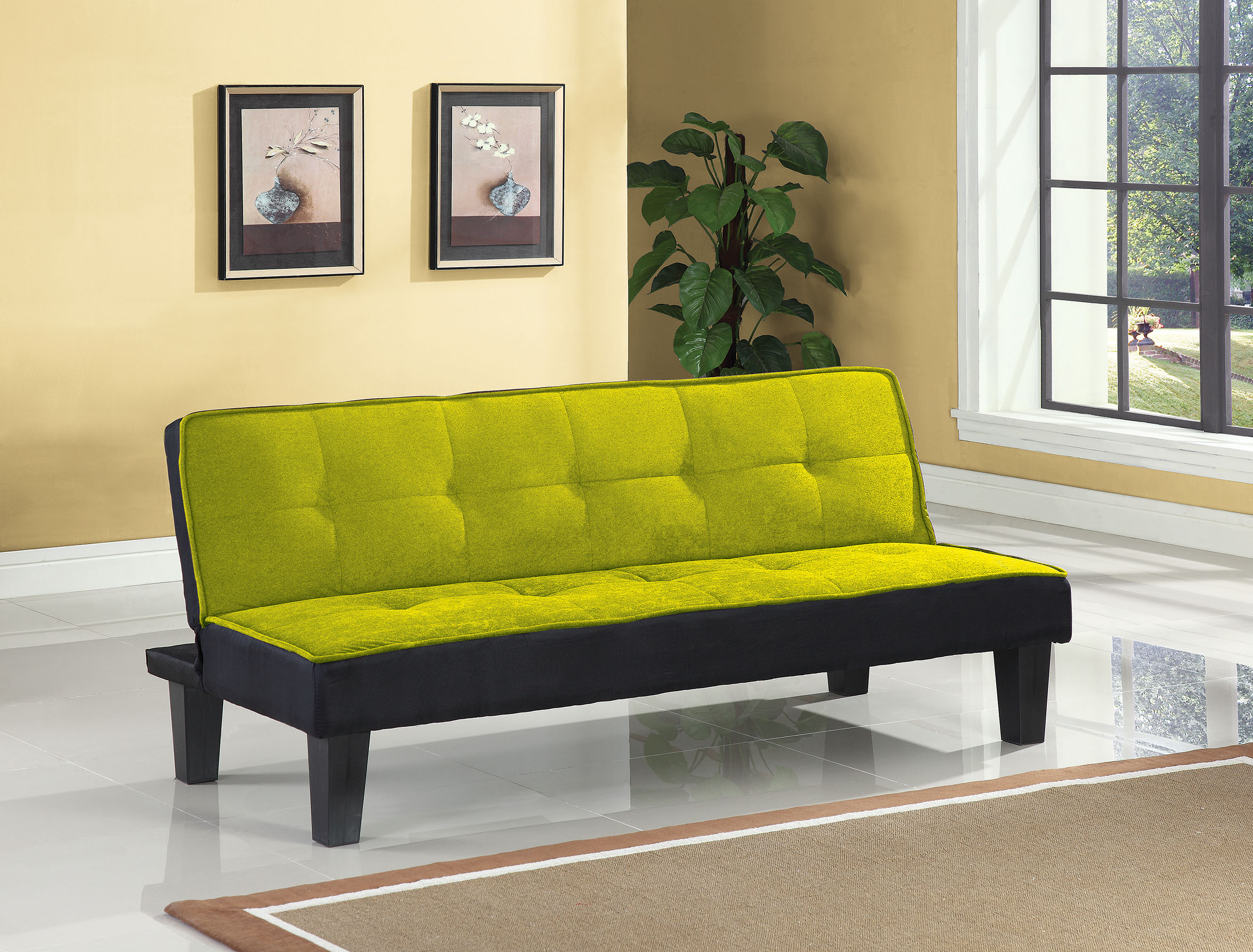 ACME Furniture Hamar Flannel Futon, Multiple Colors - image 2 of 2