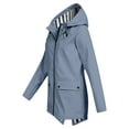 thumbnail image 5 of QASIEATN Fall Coats for Graceful Ladies Fashion, Hot Windbreaker Zipper Hooded Lightweight Outdoor Windbreaker Jacket Thin Outdoor Jacket Women, Womens Winter Tops, 5 of 5