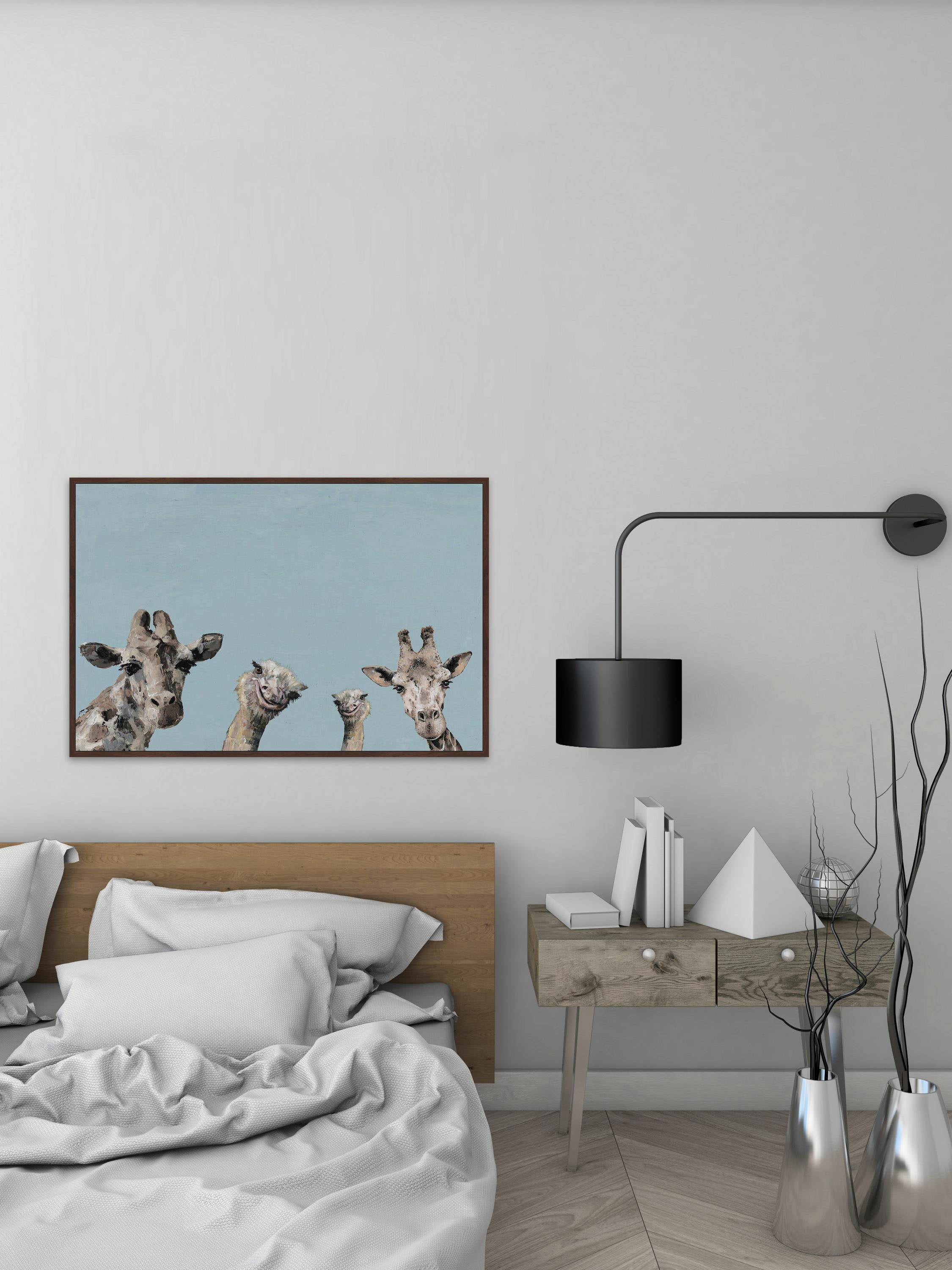Time to Party! Floater Framed Painting Print on Canvas