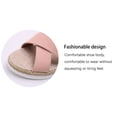 thumbnail image 5 of Wedge Sandals for Women Trendy Dress Summer Slide Shoes Arch Support Walking Sandal Adjustable Ankle Strap Wedges Shoe Pink-8, 5 of 7