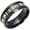 Black, variant on Stainless Steel Jesus Cross Ring, Luminous Effect Ring, Party Concert Everyday Style
