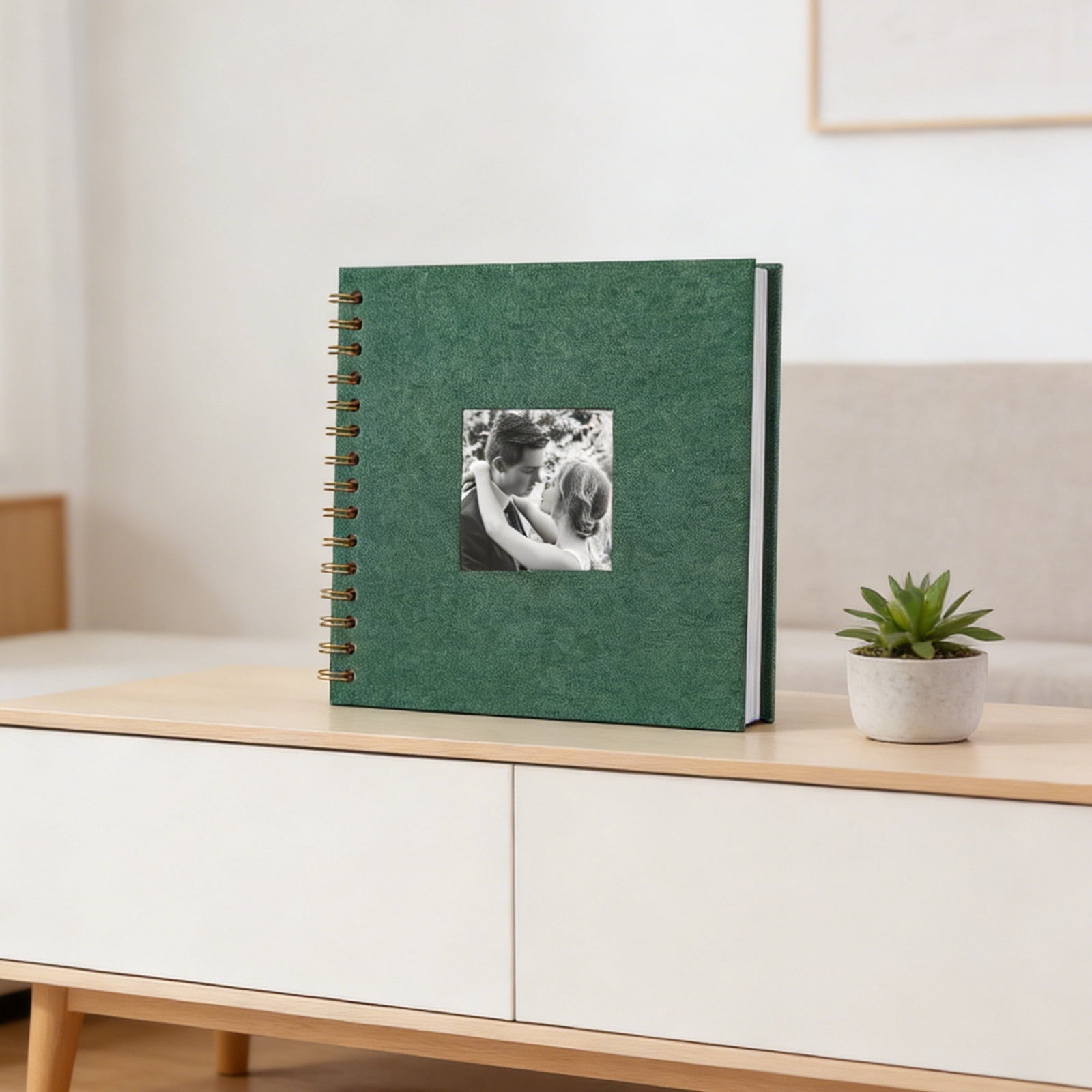 fsxdhpcsgfc Multifunctional Spiral Bound Notebook With Photo Window For Journaling Scrapbooking And Memory Keeping Note Pads 3x5 with Spiral Cover Digital Journal Paper Journal 6x9 for Women Elephant