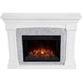 thumbnail image 4 of Real Flame Deland 63" Grand Electric Fireplace in White, 4 of 9