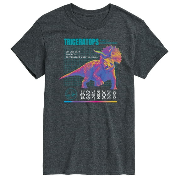 Jurassic Park - Triceratops - Men's Short Sleeve Graphic T-Shirt