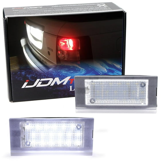 Super Bright Xenon White 18-SMD Full LED License Plate Light Kit For Land Rover 2003-2012 Range Rover L322