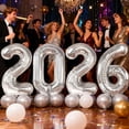 thumbnail image 3 of Lámina plateada para Año Nuevo con el número 2026 de Balloons Abxqa 2026, 3 of 7