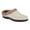Stone, variant on Men's isotoner Lewis Recycled Fleece Lining Memory Foam Clog Slippers Color: Black Size: LARGE
