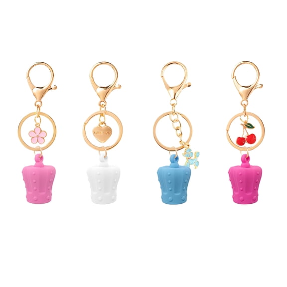 Light weight Lip Balm Keychain Waterproof Silicone Lips Gloss Holder Keychains For Sport Enthusiasts and Commuters