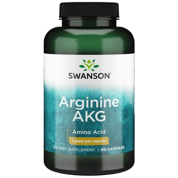 Swanson Arginine Akg 1 G 90 Capsules