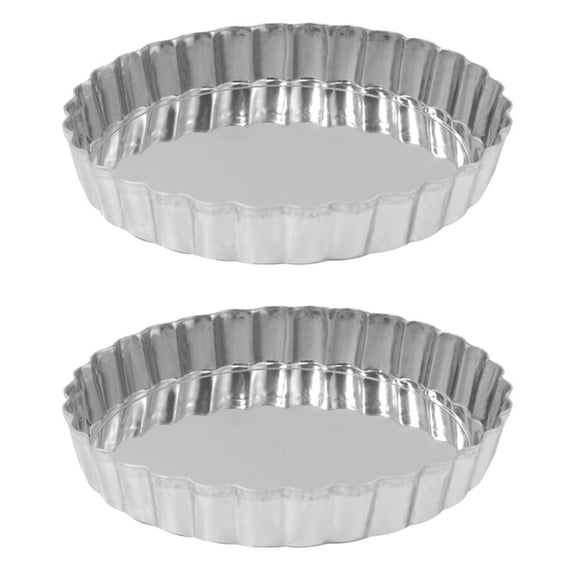 NUOLUX Heat-Resistant Baking Pans, Non-Stick Plated Silver, Perfect for Home Or Professional 2Pcs