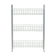 Household Essentials Slim Storage Cart, 3 Shelf Storage Cart with Wheels, Perfect for Laundry Rooms, Bathrooms, Pantries, Kitchens and More