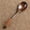 Brown, variant on Eat a wooden spoon. Chinese durable long handled spoon. Environmentally friendly, lightweight table spoon. Wooden Rice Soup Dessert Spoon Coffee Tea Blended Tableware Home Kitchen Supplies