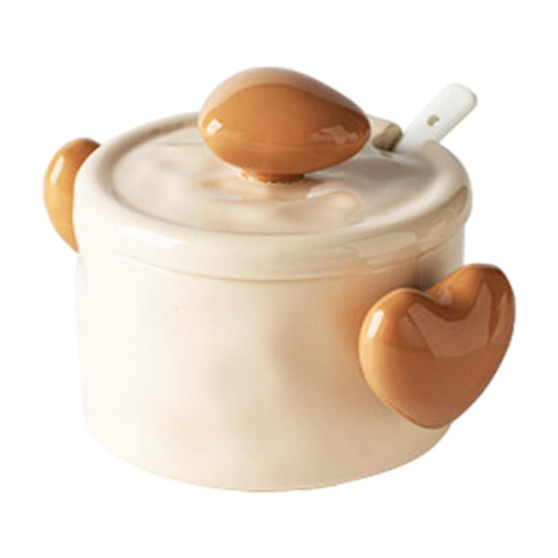 Tazón con tapa de 1100 ml, recipiente para alimentos, tazón para fideos, para la universidad y la oficina. caqui
