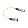 thumbnail image 2 of 30cm Câble Audio Micro 3 Broches XLR Mâle Micro Audio Rallonge Femelle pour Haut-Parleur, 2 of 9