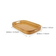 thumbnail image 3 of 1Pc Bamboo Tray Practical Food Serving Tray Household Snack Dessert Storage Tray, 3 of 8