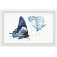 thumbnail image 2 of Parvez Taj "Magical Blue Butterflies" Framed Painting Print, 2 of 6