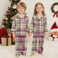 thumbnail image 5 of Aoiroe Matching Family Pajamas Christmas Matching Christmas Pajamas Christmas Family Pajamas Long Pajamas for Men Set Cotton Pajamas for Men Matching Christmas Pajamas for Couples Dad—Purple 3XL, 5 of 9
