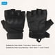 thumbnail image 2 of Guantes sin dedos Uxcell para trabajo al aire libre, guantes de medio dedo, guantes transpirables para entrenamiento, color negro M, 2 of 6