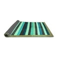 thumbnail image 2 of Ahgly Company Indoor Rectangle Abstract Turquoise Blue Modern Area Rugs, 5' x 8', 2 of 4