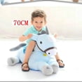 thumbnail image 4 of Juguete de peluche de unicornio para niños, almohada de tela de 50-130CM de tamaño gigante, Animal de peluche, caballo, muñeca de alta calidad, regalo de cumpleaños 50-1, 4 of 5