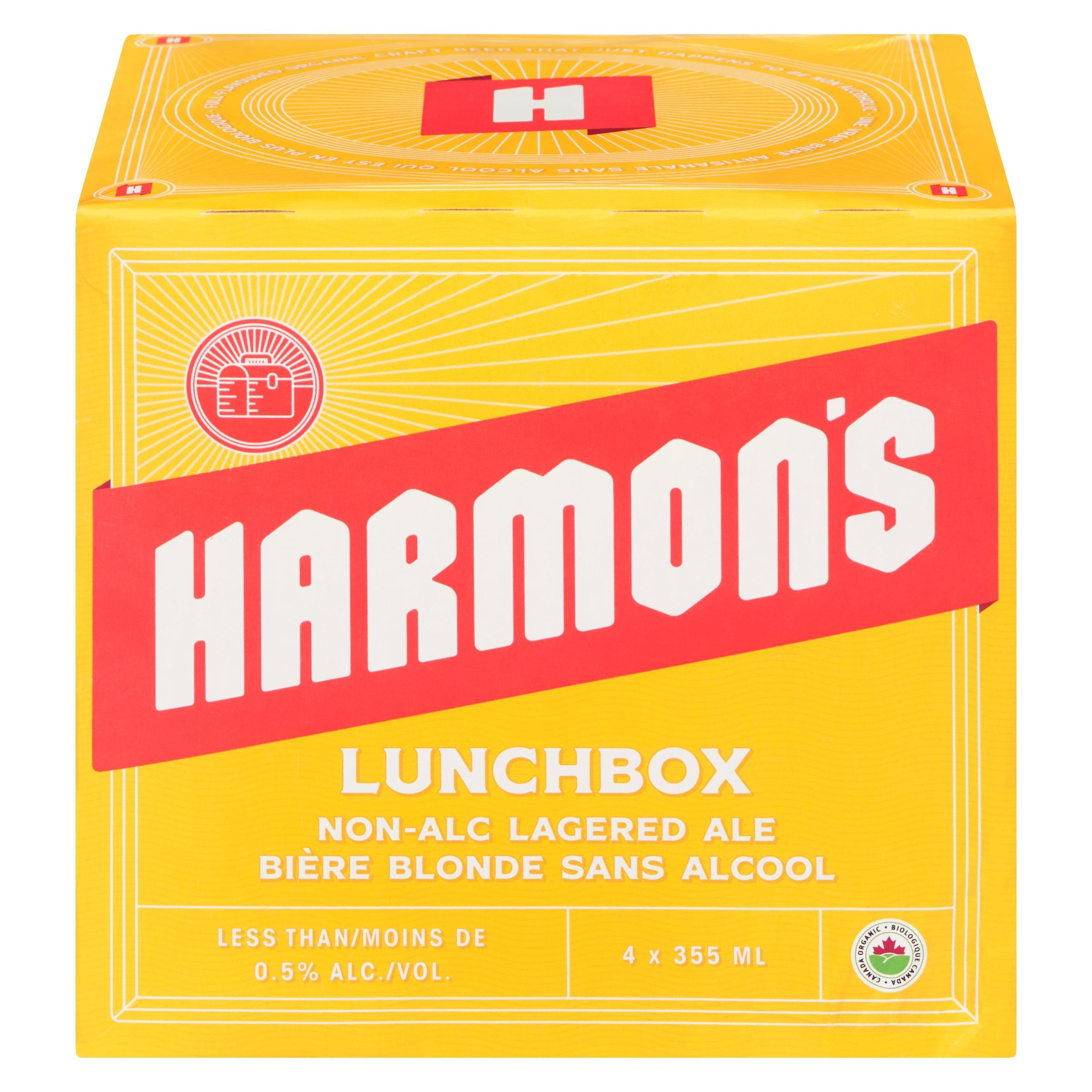 Lunchbox Non-Alc Lager, Craft Non-Alcoholic Organic Lager