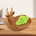 thumbnail image 1 of Cesta de frutas, cesta de almacenamiento, decoración del hogar, recuerdos de fiesta, bandeja para servir, hecha a mano para mostrador, comedor, baño, Ciervo, 1 of 8