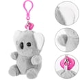 thumbnail image 2 of Stuffed Animal Key Chain Charm Plush Koala Keychain Pendant Backpack Purse Hanging Ornament, 2 of 5