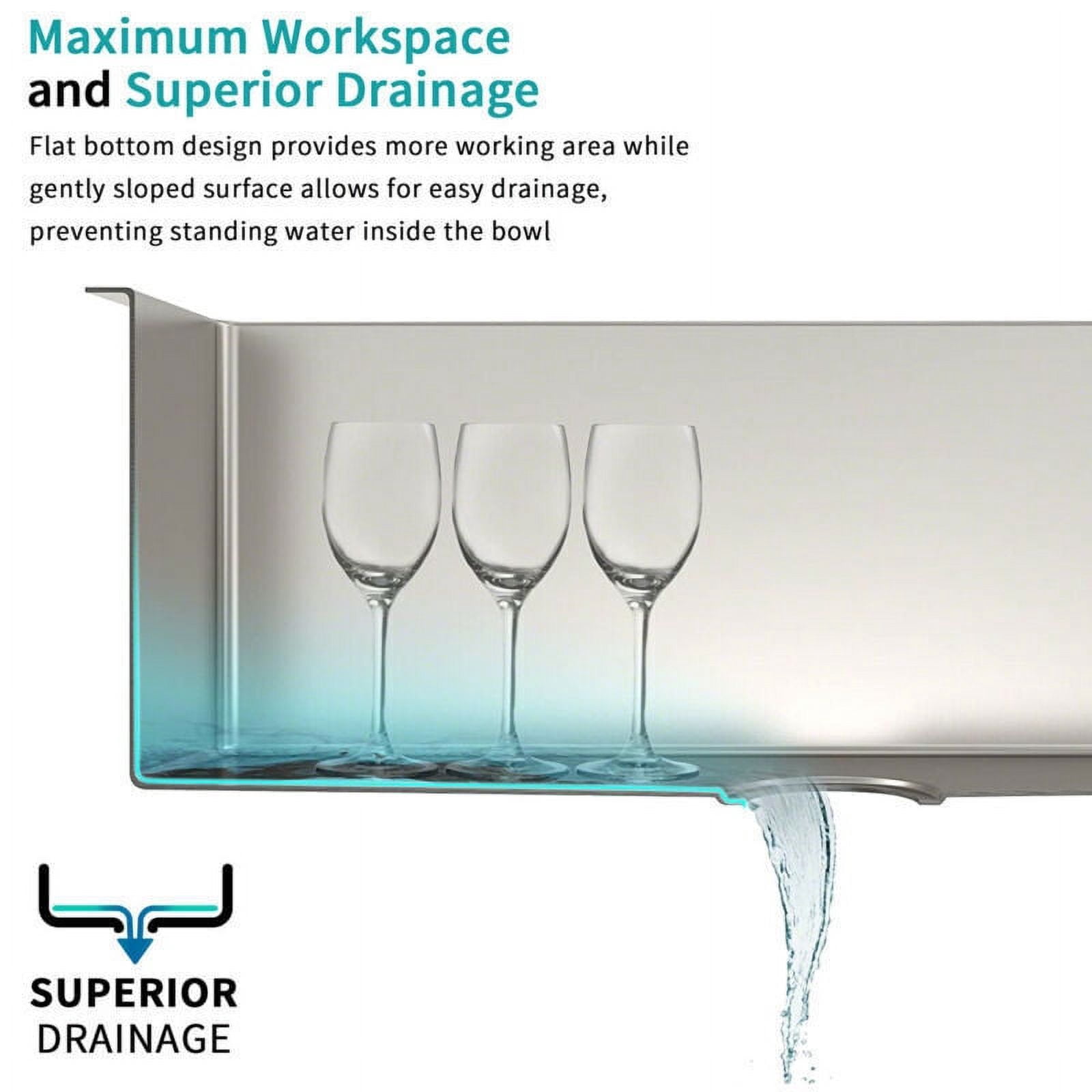32 in Sunken Kitchen Sink, Double Bowl Sink, Kitchen Double Bowl Sink Basin Under The Table 304 Stainless Steel