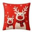 thumbnail image 2 of Fundas de Almohada Navideñas de 45 X 45 Cm, Decorativas, de Tela Suave y con Cremallera Oculta para Decoración Del Hogar., 2 of 6
