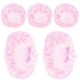 thumbnail image 3 of 5pcs Invisible Net Set Coil Adornos para el pelo Redecillas para el cabello Redes Bolso Accesorios para el cabello para mujeres niñas (Rosa), 3 of 7