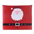 thumbnail image 4 of JeashCHAT Christmas Chair Covers, Red Non-Woven Fabrics Santa Claus Chair Back Covers Kitchen Dining Chair Slipcovers for Christmas Party Holiday Festival Decorations, 4 of 7