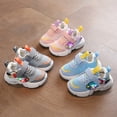 thumbnail image 5 of B91xZ Sneakers for Girls Toddler Shoes Children Shoes Light Shoes Non Slip Soft Bottom Toddler Shoes,Gray 8.5, 5 of 5