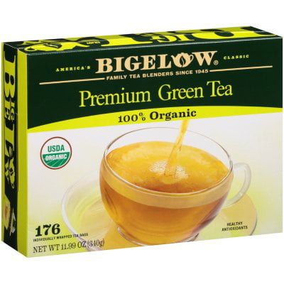 Bigelow Green Premium Thé Sacs 100% bio - 176 CT