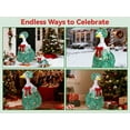 thumbnail image 6 of Christmas Porch Goose Outfit, Funny Yard Goose Statue Clothes for Outdoor Lawn Decor, Cute Christmas Costume for 23 Inch Porch Geese, Festive Garden & Patio Decoration (Green), 6 of 12