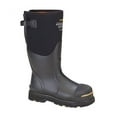 thumbnail image 2 of DRYSHOD WORK Mens Steel Toe Waterproof Boot Black Yellow Adjustable Gusset One Size, 2 of 4