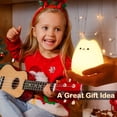 thumbnail image 6 of Cat Night Light for Kids, Battery Powered Cat Lamp  Silicone Nursery Light for Baby and Toddler Room, Warm White and 9-Color Changing for Baby, Children, Toddlers, Teen Girls, 6 of 9
