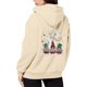 thumbnail image 5 of WILLBEST Sudadera Deportiva para Mujer Ladies' Christmas Printed Zipper Long Sleeved Pocket Adjuststring Casual Hooded Sweatshirt 1730 Chica​​, 5 of 8