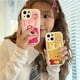 thumbnail image 3 of XPN 49 Carcasa Para iPhone 14 13 12 Mini 11 Pro Xs max 6 6S 7 8 Plus X XR 11promax 12promax 13promax Linda Miel Winnie Pooh Bear Lotso Fresa Oval Agujero Fino Airbag Funda, 3 of 4