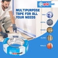 thumbnail image 3 of GripBlue Blue Painter’s Tape 1.5 Inch (1.41 in) x 60 Yards, 1 Roll, Multi-Surface Masking Tape for Painting, Clean Removal, Indoor Outdoor, 3 of 6