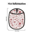 thumbnail image 3 of flower leaves E Pot Holders for Kitchen - Heat Resistant Oven Mitts Hot Pads with Pocket, Non Slip Silicone Pot Holders, Cuteness Hanging Loop Potholders for Kitchen Baking, 3 of 5